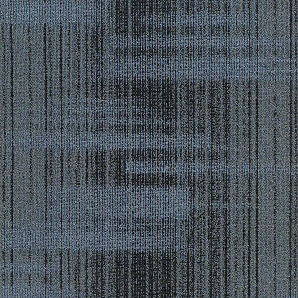 Bandwidth carpet in Commodore Blue